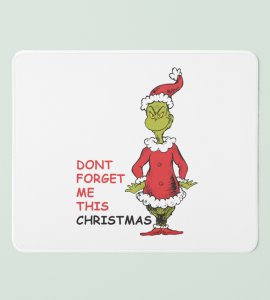 Alien Misses Santa : Cute Designed Mouse Pad For Office by Perfect Gift Office Colleagues