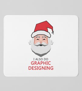 Graphic Lover Santa Mouse Pad : Perfectly Designed Mouse Pad by Best Gift For Boys Girls