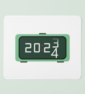 2024 Is Arriving: Humorously Designed Mouse Pad by Best Gift For Secret Santa