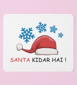 Where Did The Santa Go Mouse Pad : Best Gift For Secret Santa, Perfect Gift For Boys Girls