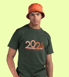 2024 Has Arrived : Cute Printed T-shirt For Kids (Green) Best Gift For Kids
