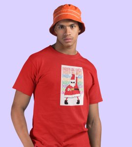 Party Animal Santa : Most Unique Printed T-shirt (Red) Best Gift For Boys Girls