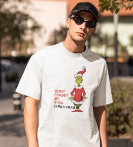 Christmas With Alien's : Best Printed T-shirt (White) Perfect Gift For Secret Santa
