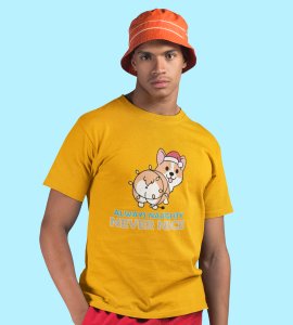 Notorious Corgi: Funny Doggie Printed T-shirts (Yellow) Best Gift For Boys Girls