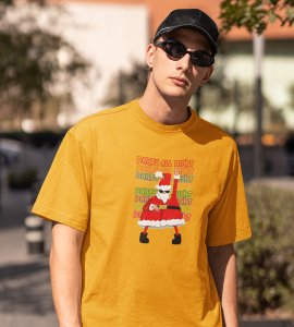 Party Animal Santa : Most Unique Printed T-shirt (Yellow) Best Gift For Boys Girls