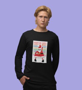 Santa's Party: Best Santaclaus DesignedFull Sleeve T-shirt Black Best Gift For Secret Santa