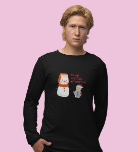 Society Against Santa: Unique DesignedFull Sleeve T-shirt Black Best Gifts For Secret Santa