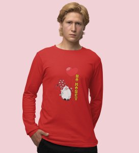 No Money: Cute Santa No Money ChristmasFull Sleeve T-shirt Red - BPA-Free, Leak-Proof Design - Ideal for Festive Outdoor Adventures Gift