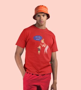 No Plans For New Year Red New Year Printed T-shirt For Mens