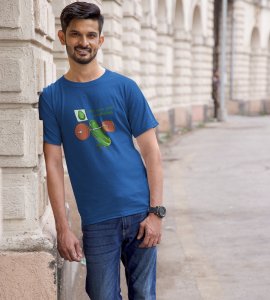 Resolution Blue Printed T-shirt For Mens On New Year Theme Best Gift For New Year