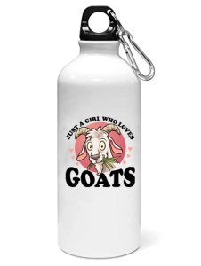 Goats - Sipper bottle of illustration designs
