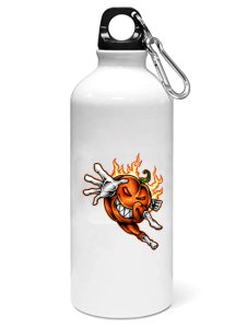 Angry capsicum- Sipper bottle of illustration designs