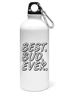 Best bud (Black liner)- Sipper bottle of illustration designs