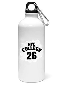 Nyc college - Sipper bottle of illustration designs