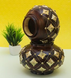 Apricot Designs Matka/Vase Minakari Flowerpot, Best For Giftings
