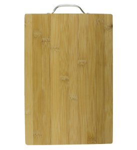 Wooden Chopping Board With Stainless Steel Handle, Best For Kitchen Use