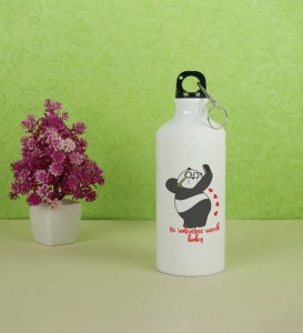 Valentine Is Already Here: Attractive Printed Aluminium Sipper/Water Bottle, Best Gift For Singles
