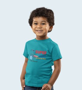 SuperoHero Dino, Boys Printed Crew Neck T-Shirt