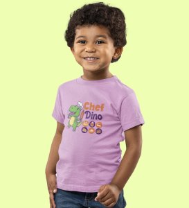 Chef Dino, Printed Cotton Tshirt for Boys